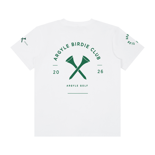 Argyle Birdie Club Crew Neck Cotton Tee