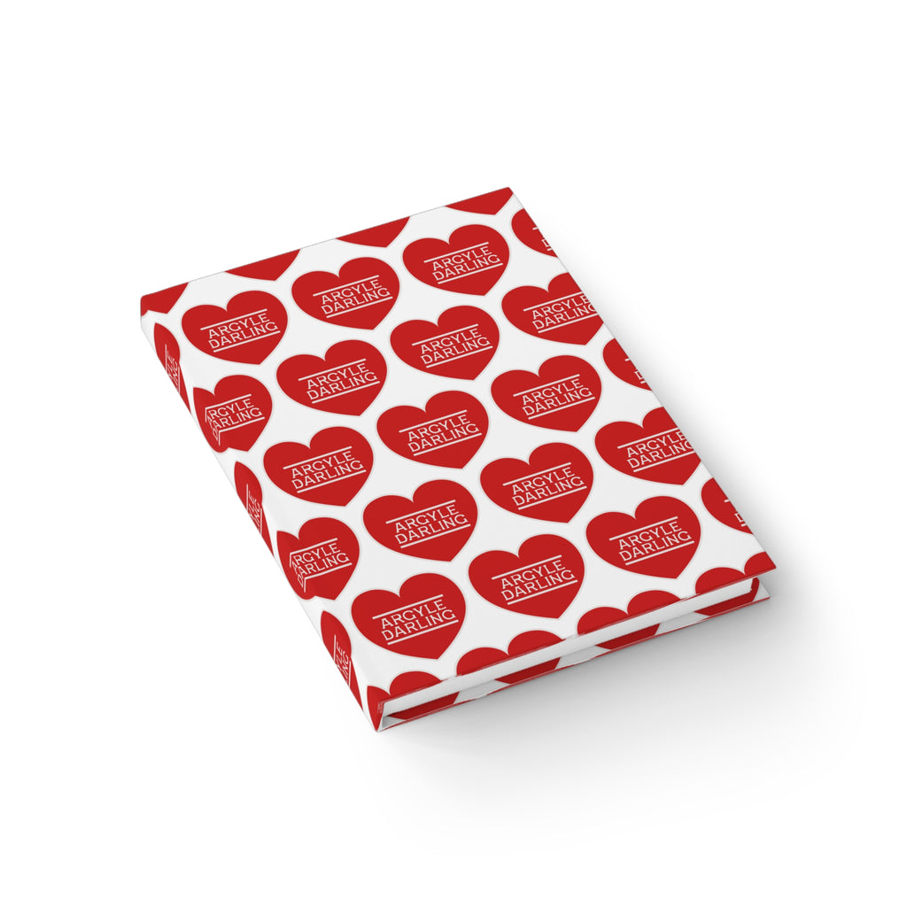 Argyle Darling Red Love Notebook