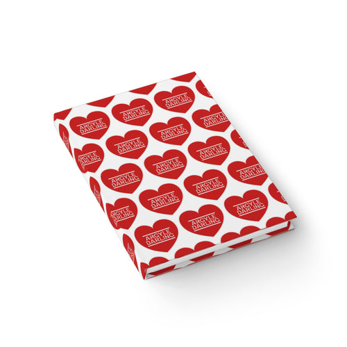 Argyle Darling Red Love Notebook