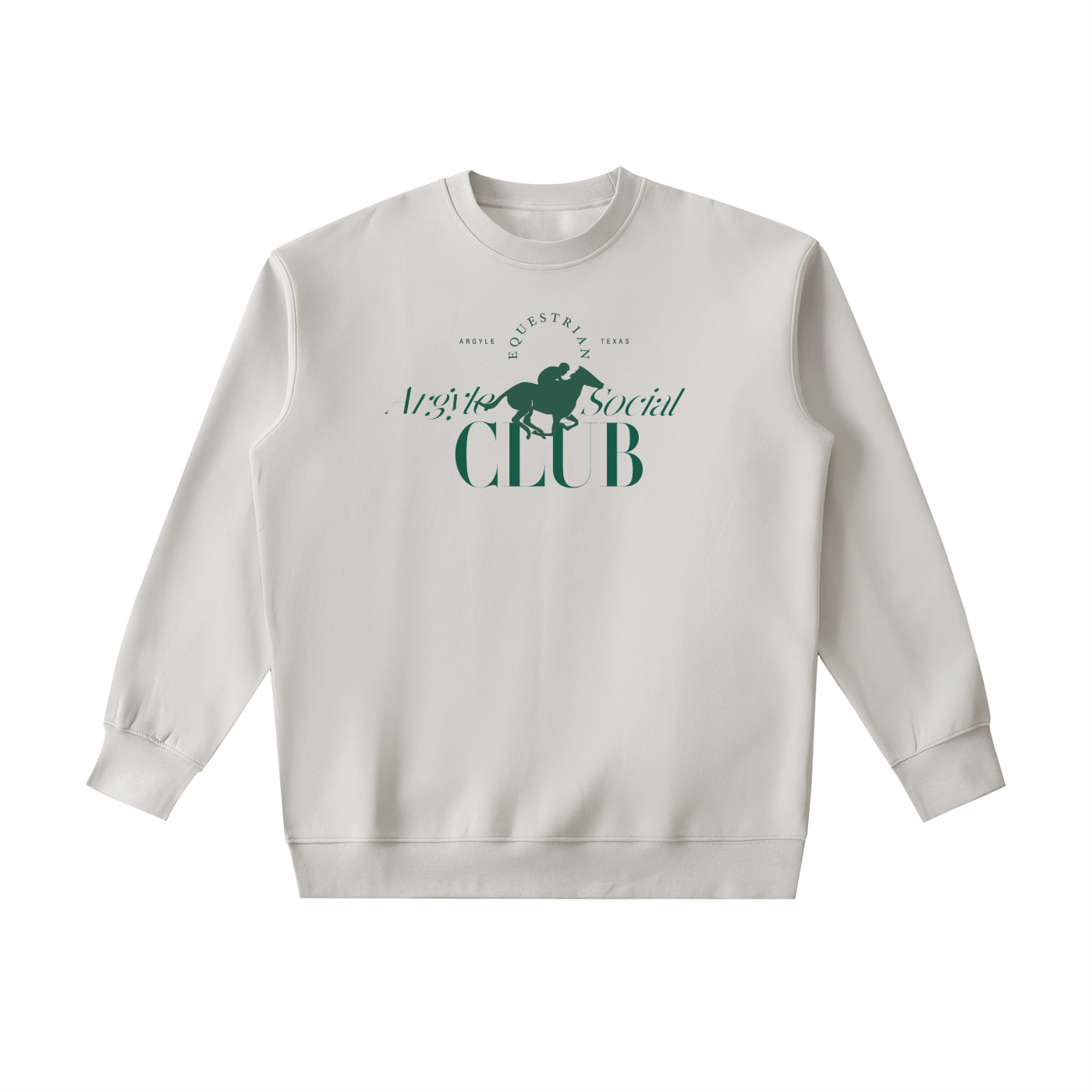Argyle Equestrian Club Crewneck Sweatshirt