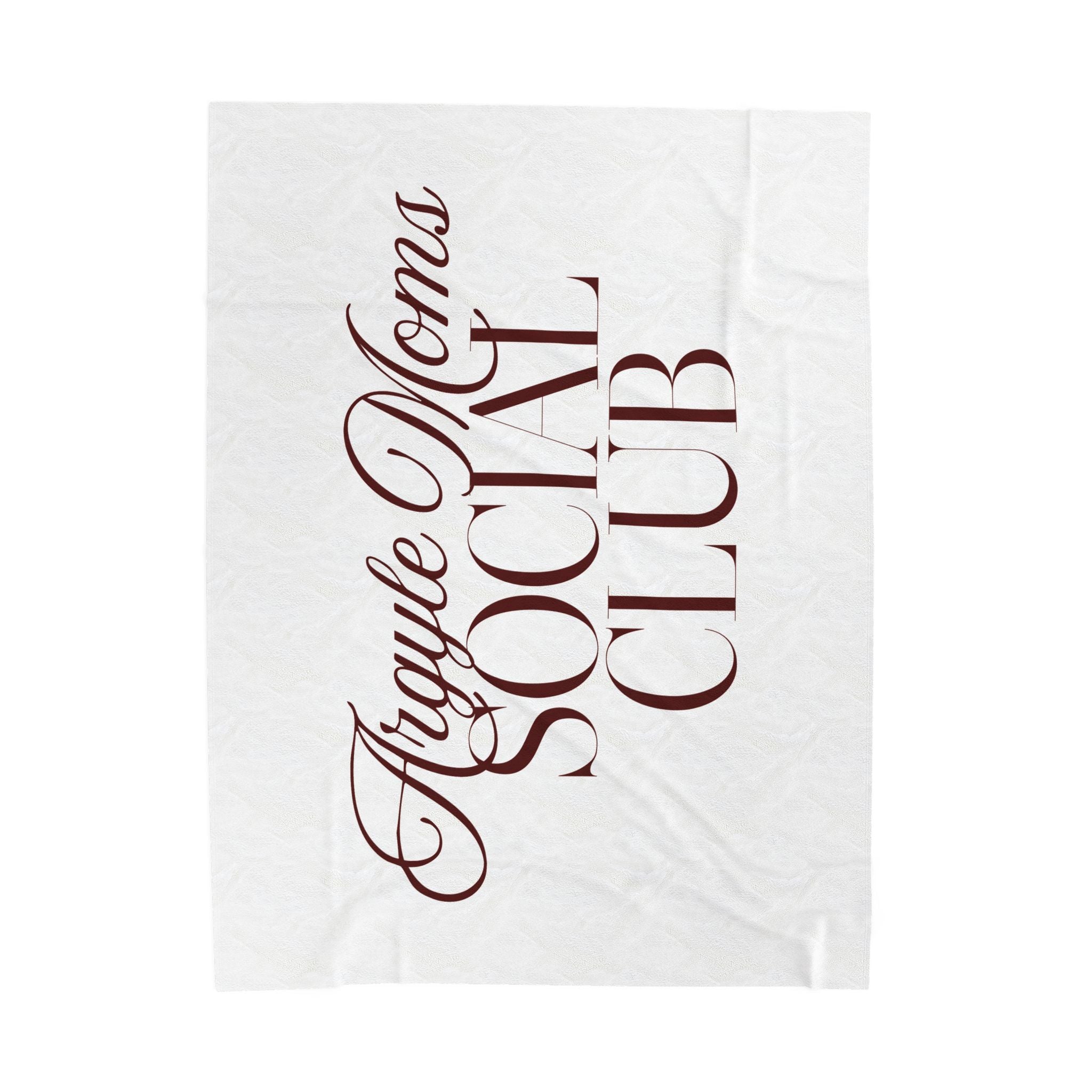 Mom Social Club Cozy Throw