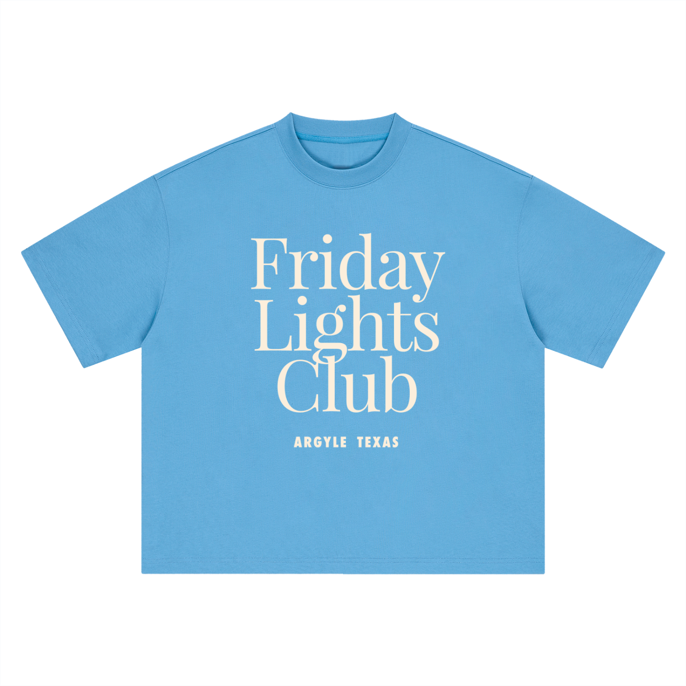 Mens Friday Night Lights Oversized T-Shirt