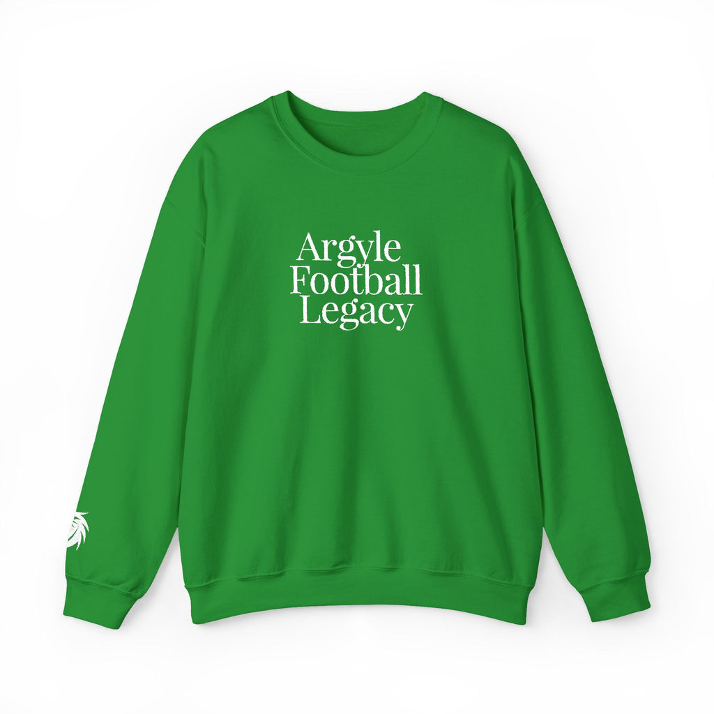 Argyle Football Embroidery Sweatshirt
