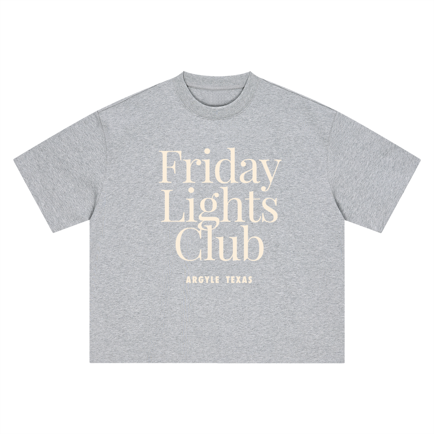 Mens Friday Night Lights Oversized T-Shirt