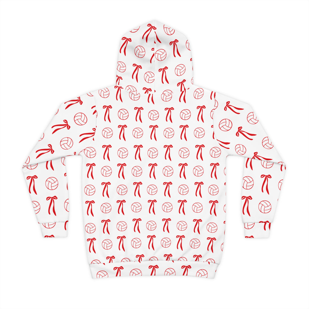 Youth Volleyball Pattern Hoodie