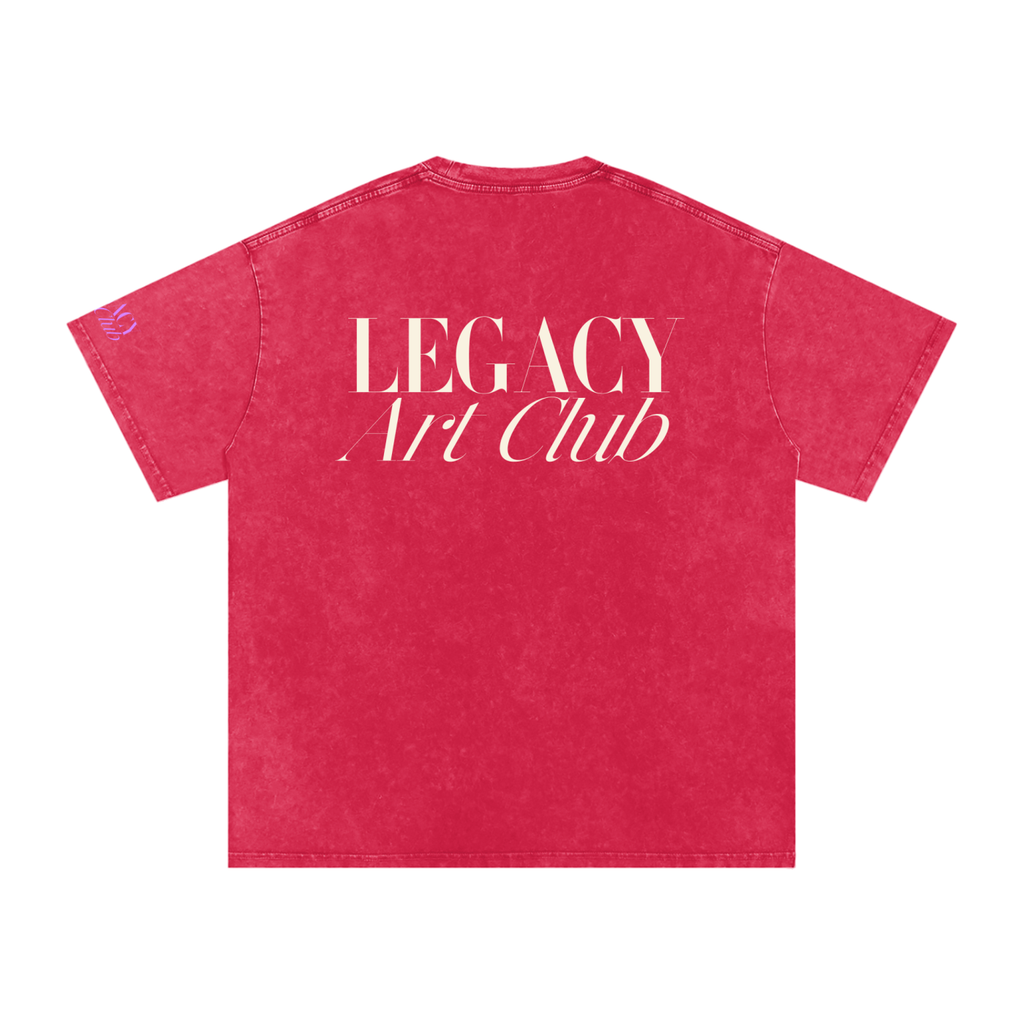 Art Club Washed Oversized Cotton Tee