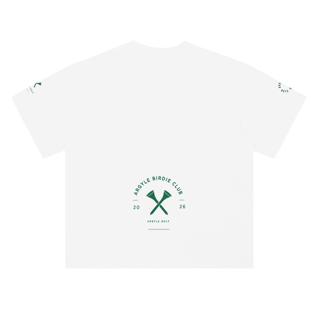 Argyle Golf Drop Shoulder Cotton Tee