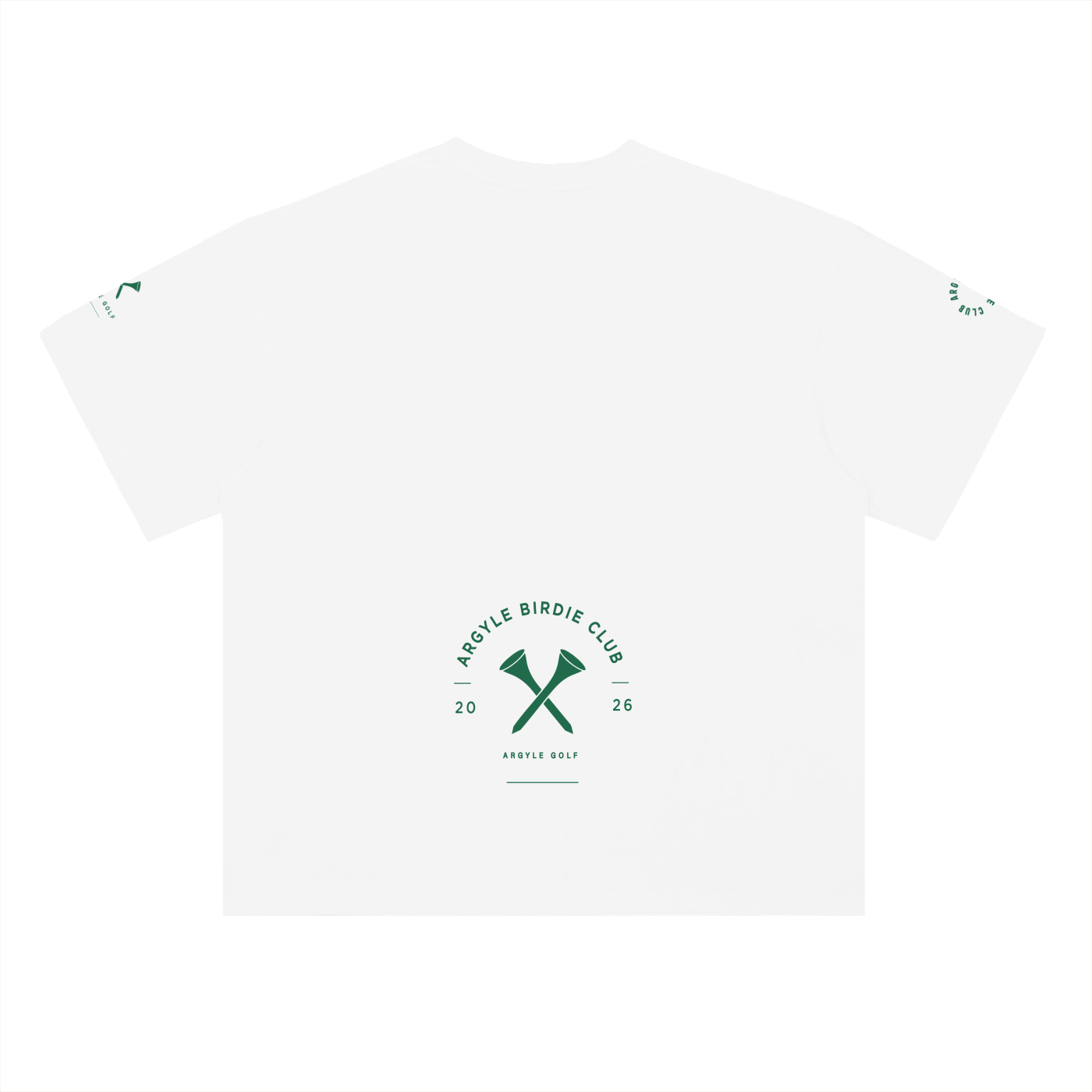 Argyle Golf Drop Shoulder Cotton Tee