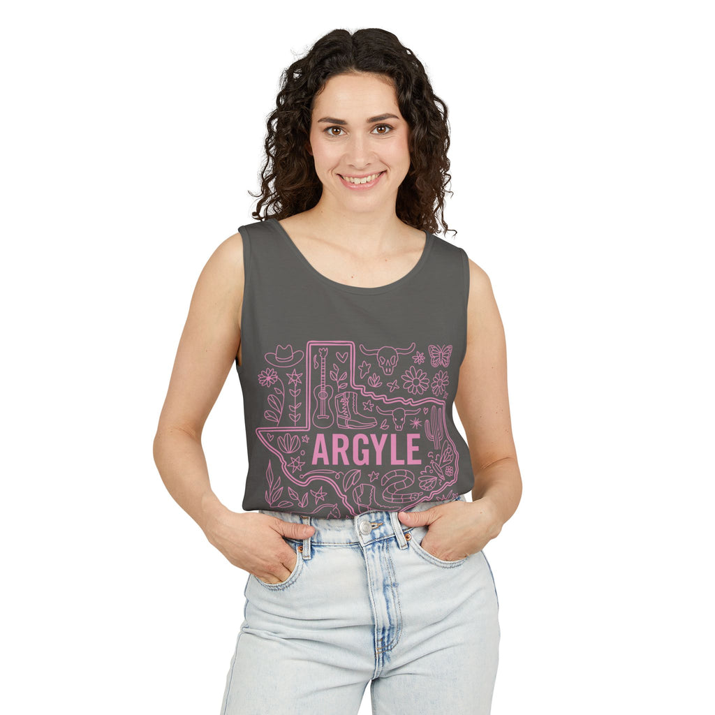 Womens Argyle Tank Top