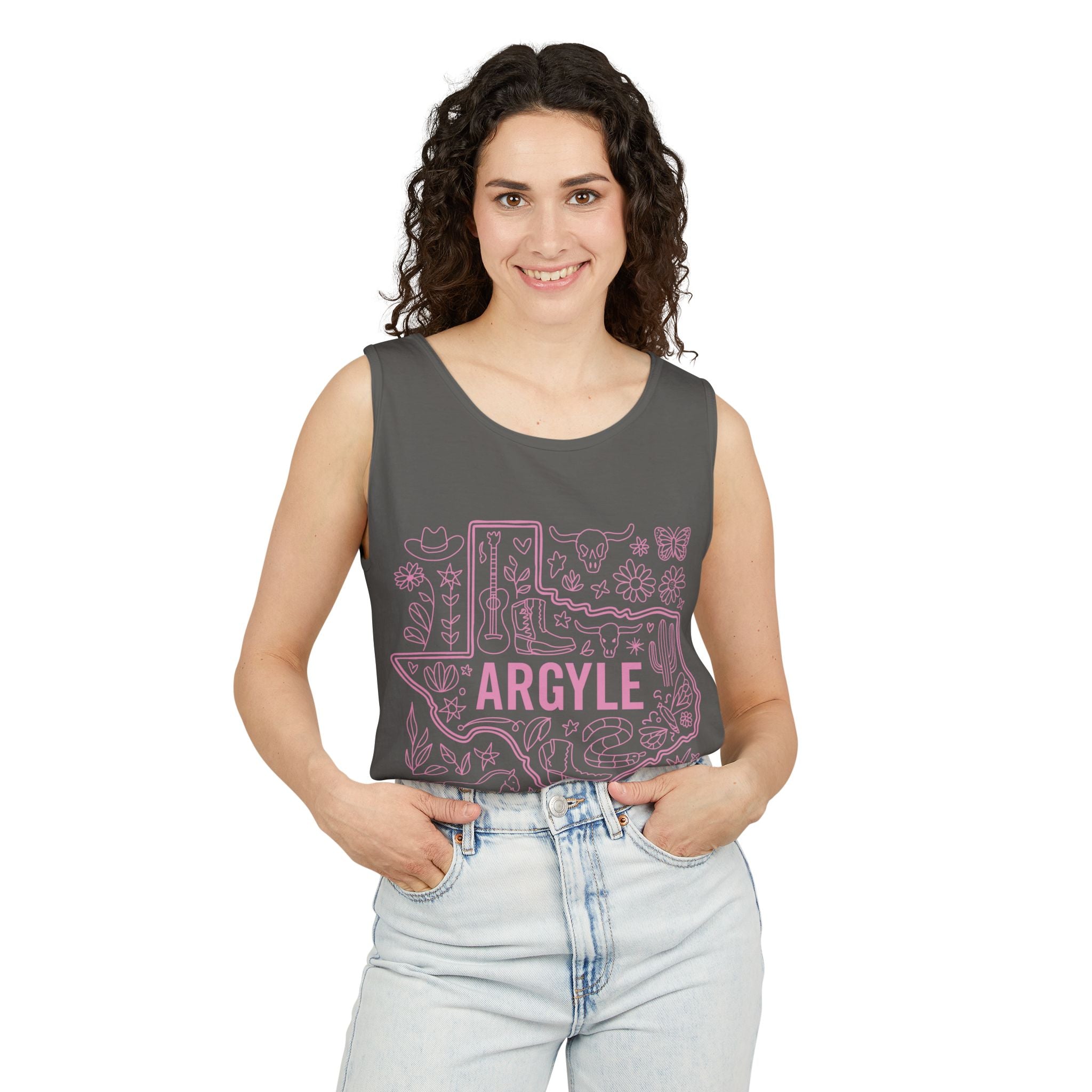 Womens Argyle Tank Top
