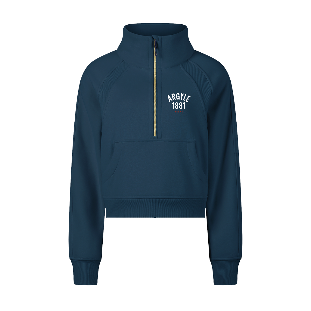 Womens AMS Volleyball Super Fan Half-Zip Sweatshirt