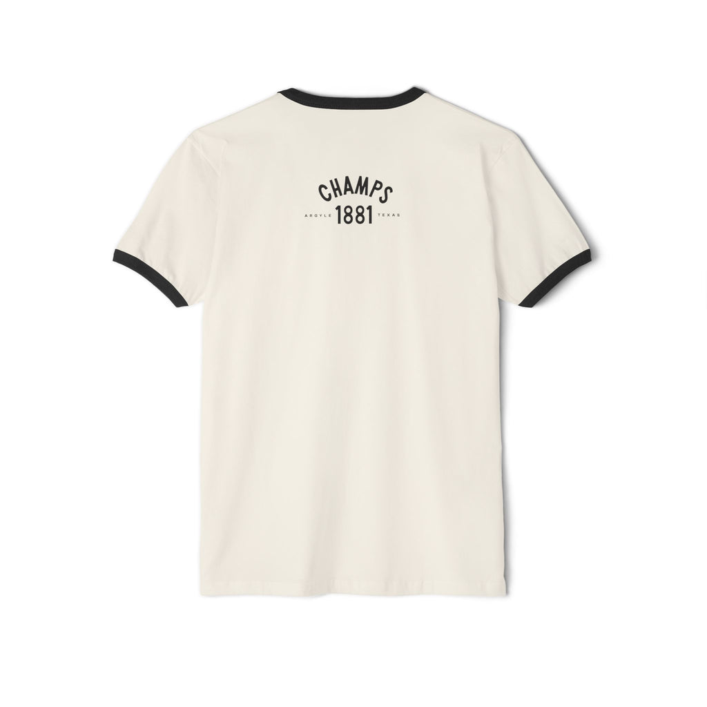 Argyle 1881 Texas Ringer T-Shirt — Vintage Eagles Champs Tee