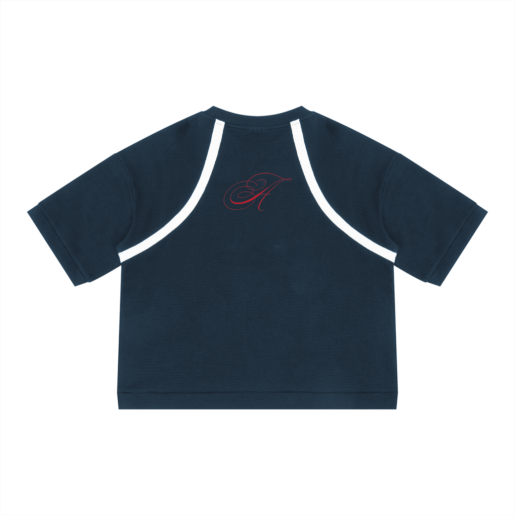 Argyle Eagles Color Block Boxy Tee