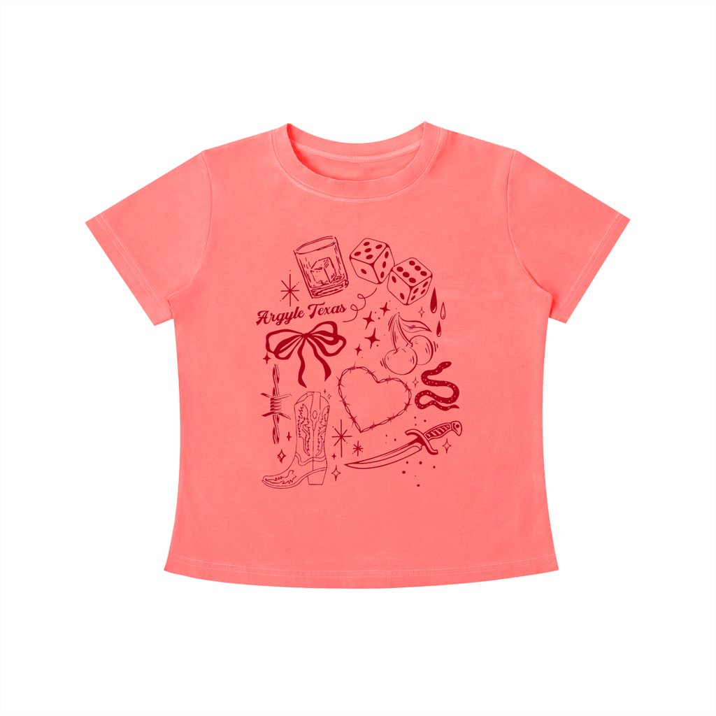 Local Gal Vintage Wash Slim Fit T-shirt