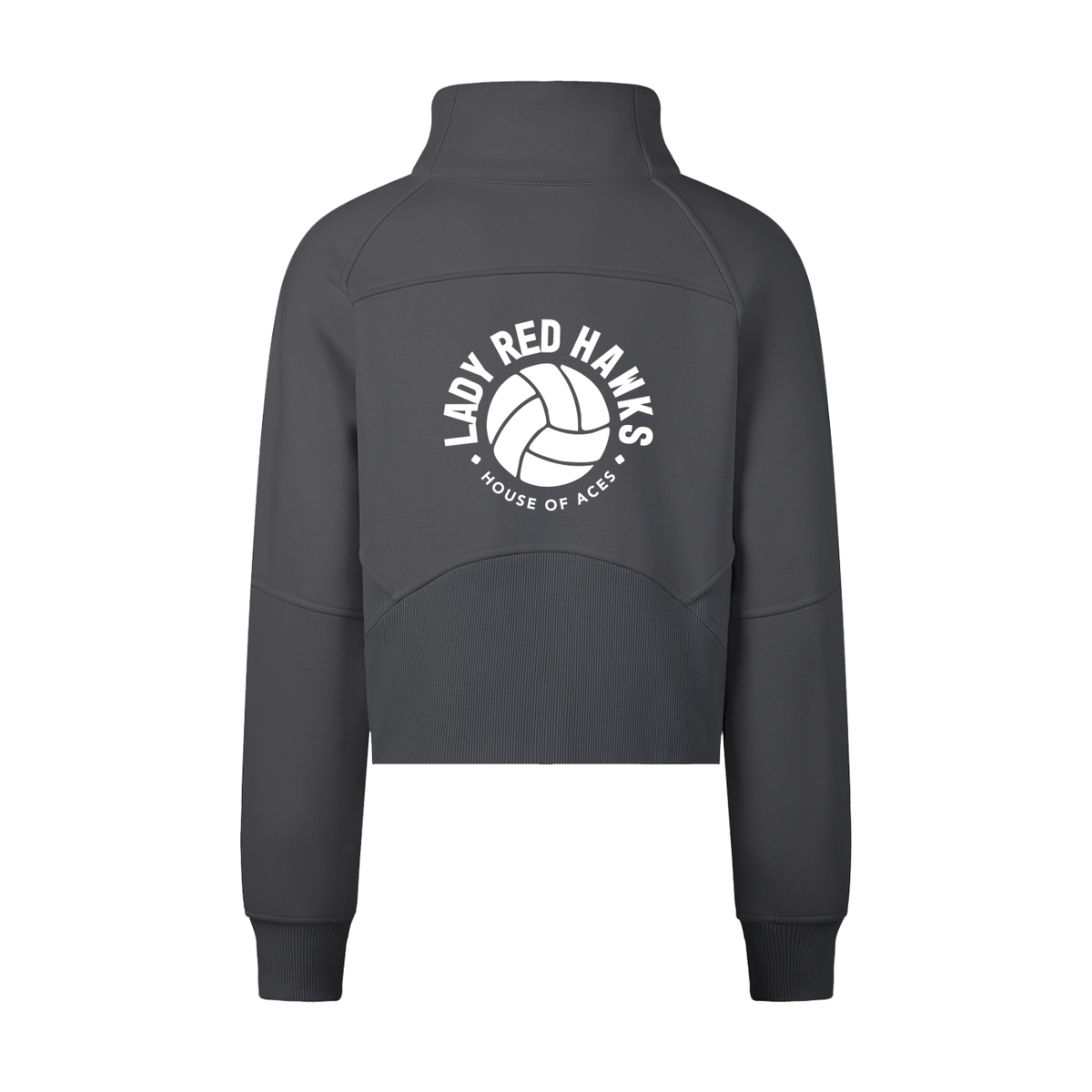 Womens AMS Volleyball Super Fan Half-Zip Sweatshirt