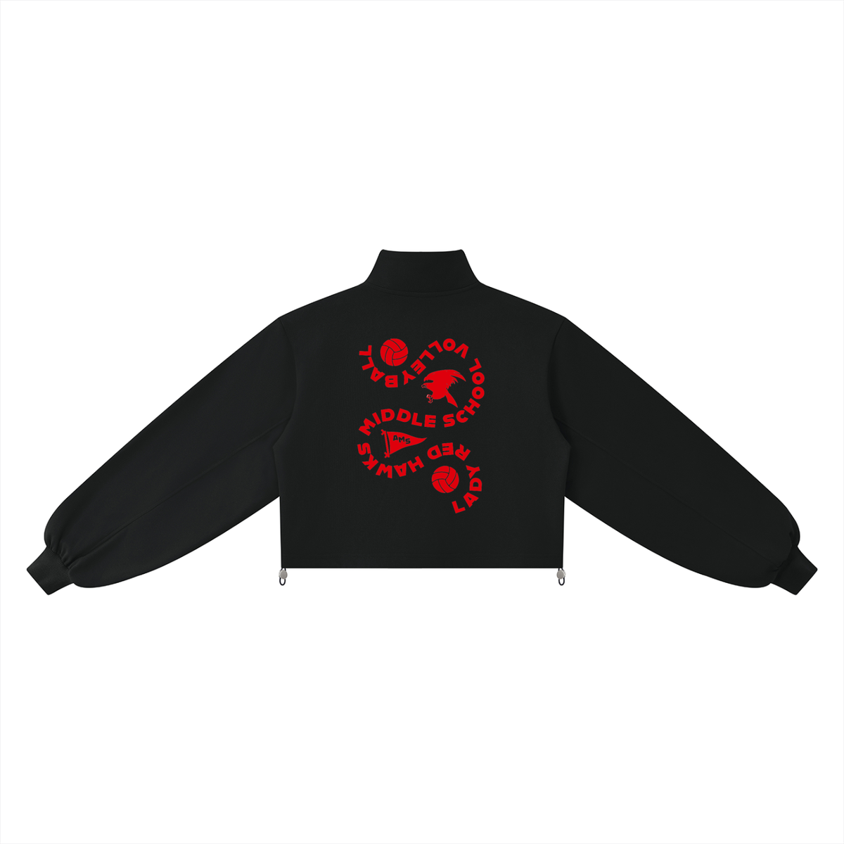 Womens AMS Volleyball Fan Club Quarter-Zip