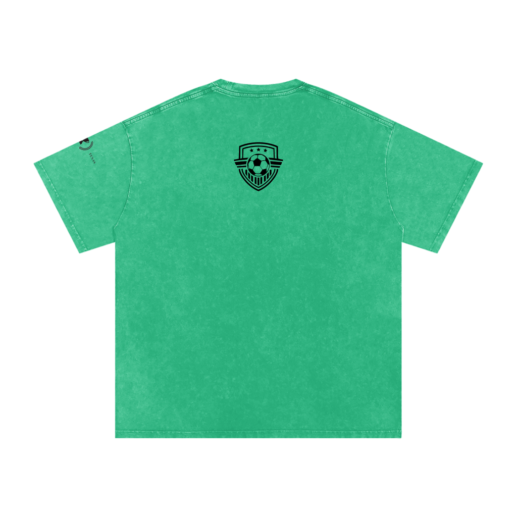 Argyle Soccer Washed Oversized Cotton Tee