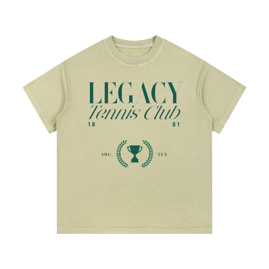 Unisex Tennis Vintage Wash Cotton T-Shirt