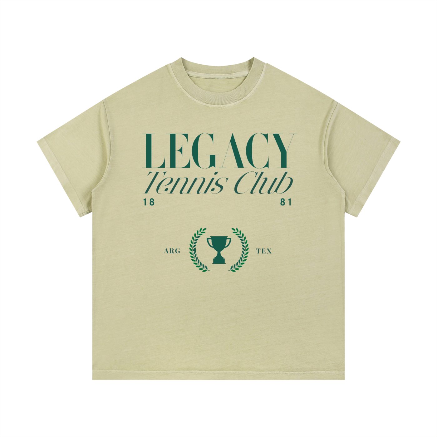 Unisex Tennis Vintage Wash Cotton T-Shirt
