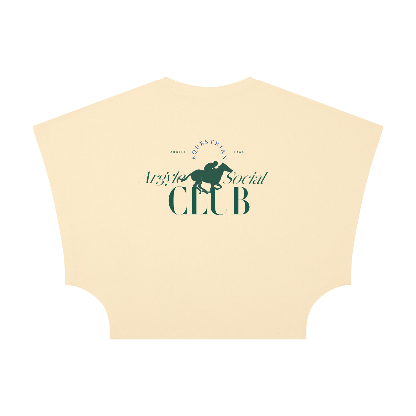 Womens Social Club Cropped Dolman T-Shirt