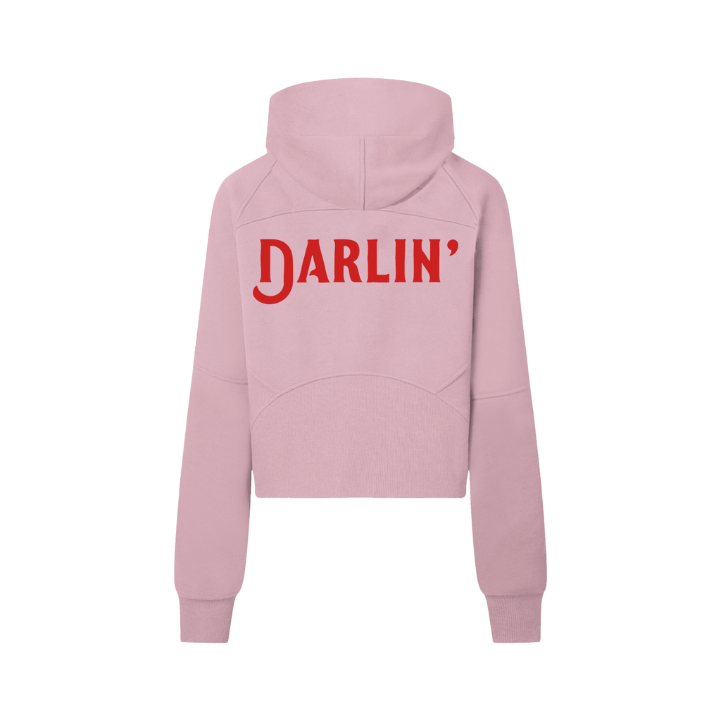Womens Darlin' Cropped Half-Zip Hoodie