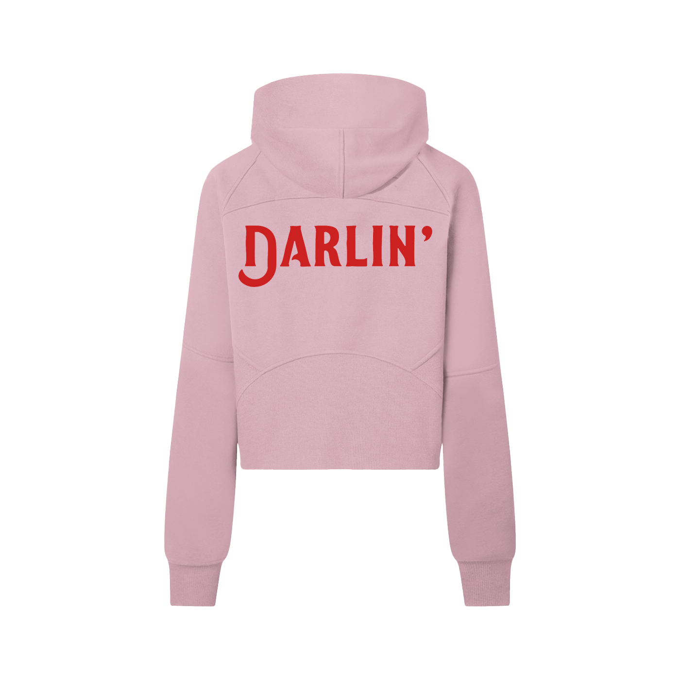 Womens Darlin' Cropped Half-Zip Hoodie