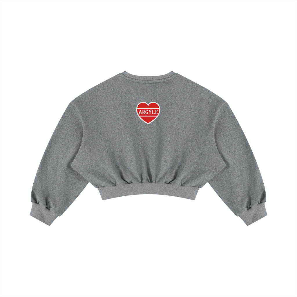 Womens Darlin Boxy Cropped Crewneck