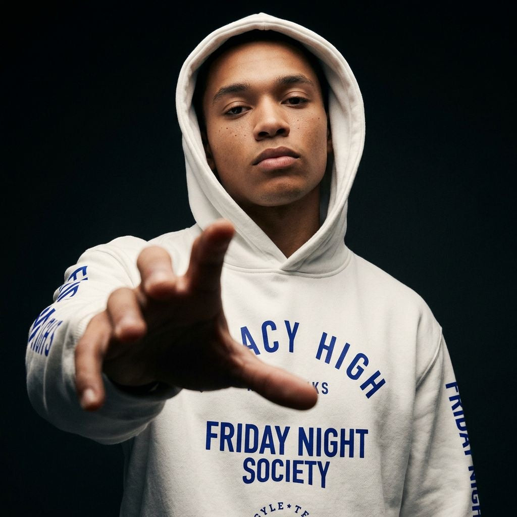 Friday Night Lights Oversize Fleeced Hoodie