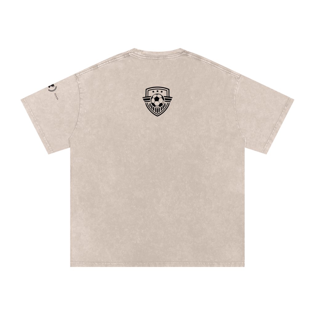 Argyle Soccer Washed Oversized Cotton Tee