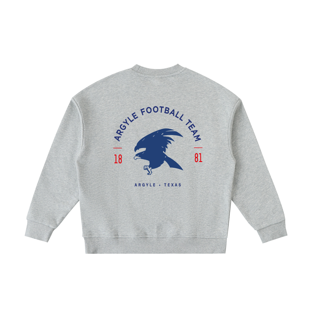 Youth Argyle Football Crewneck Sweatshirt
