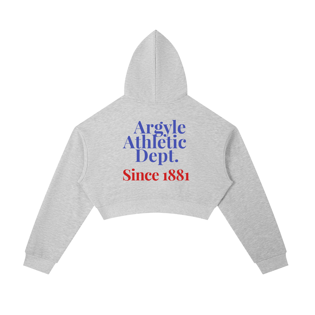 Womens Athletic Dept Cropped Zip Hoodie