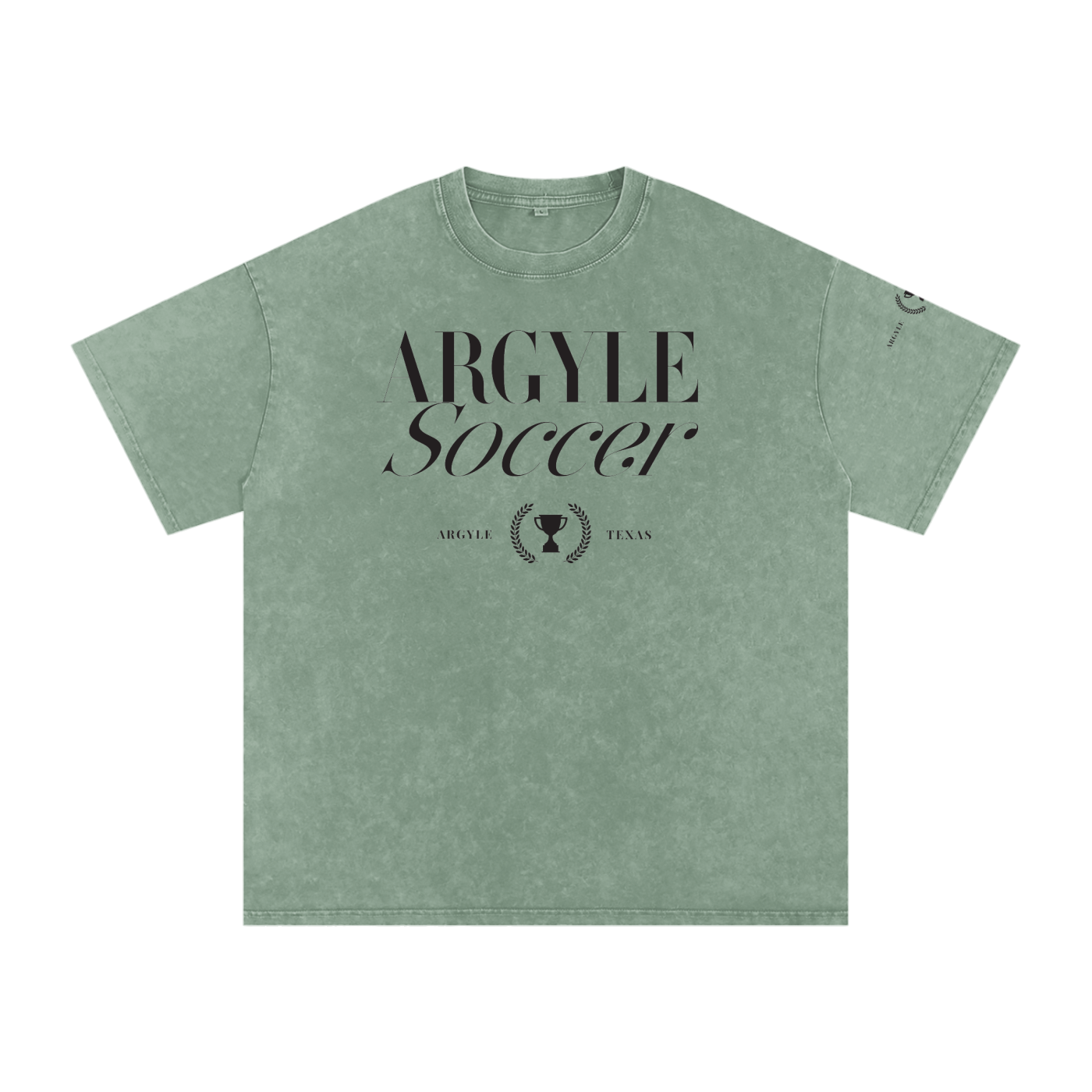 Argyle Soccer Washed Oversized Cotton Tee