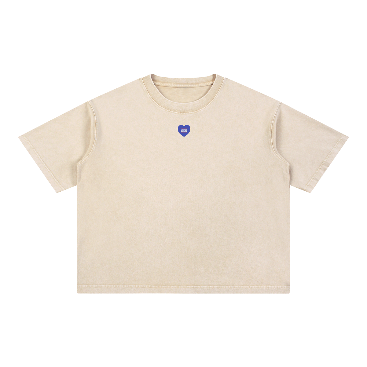 Argyle Volleyball Mineral Wash Boxy Cotton Tee