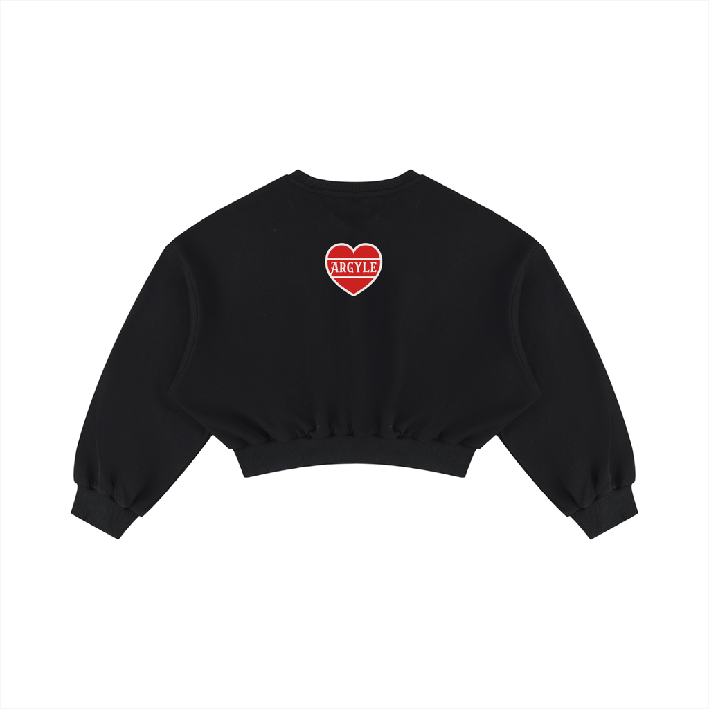 Womens Darlin Boxy Cropped Crewneck