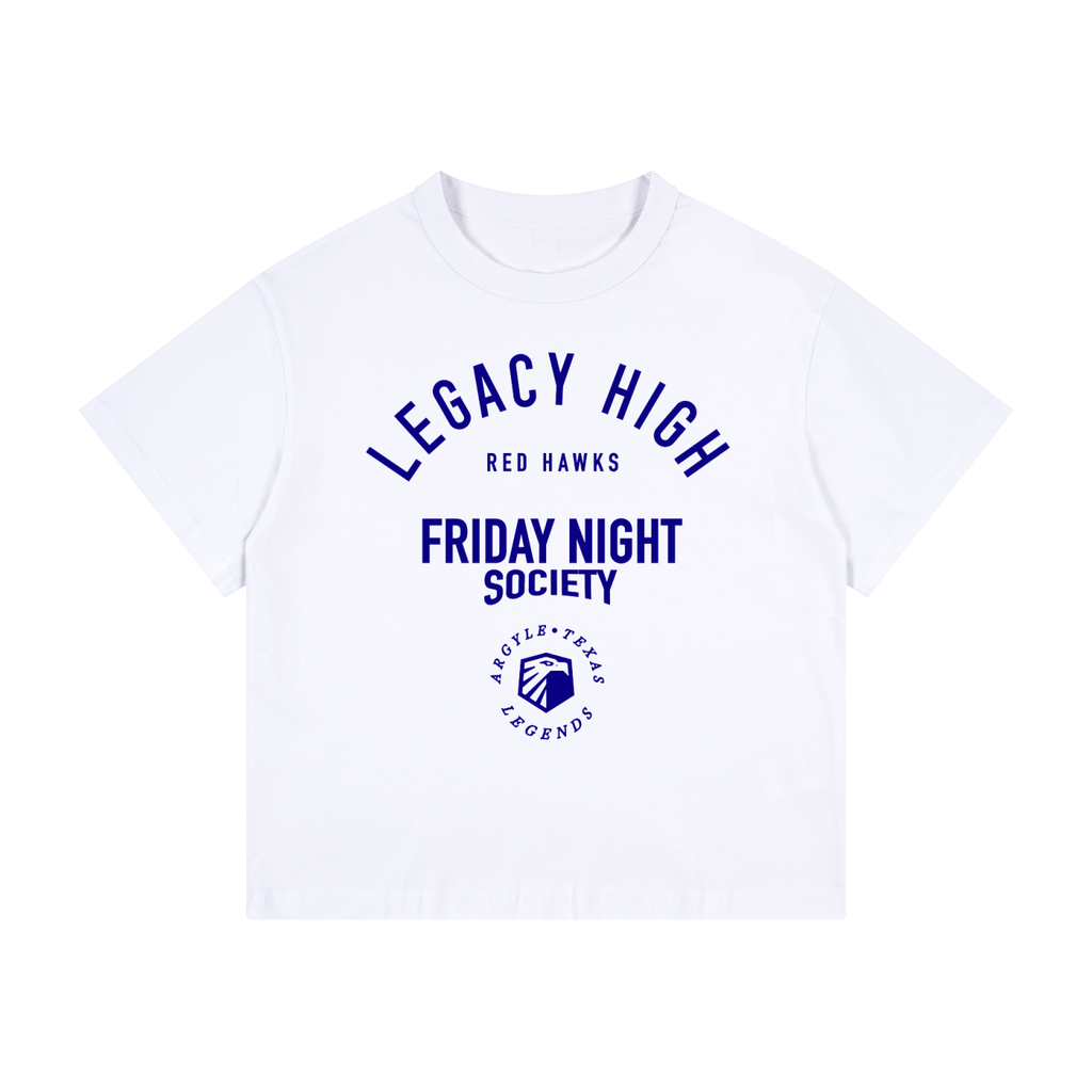 Youth Legacy Football Loose Fit Drop Shoulder Tee
