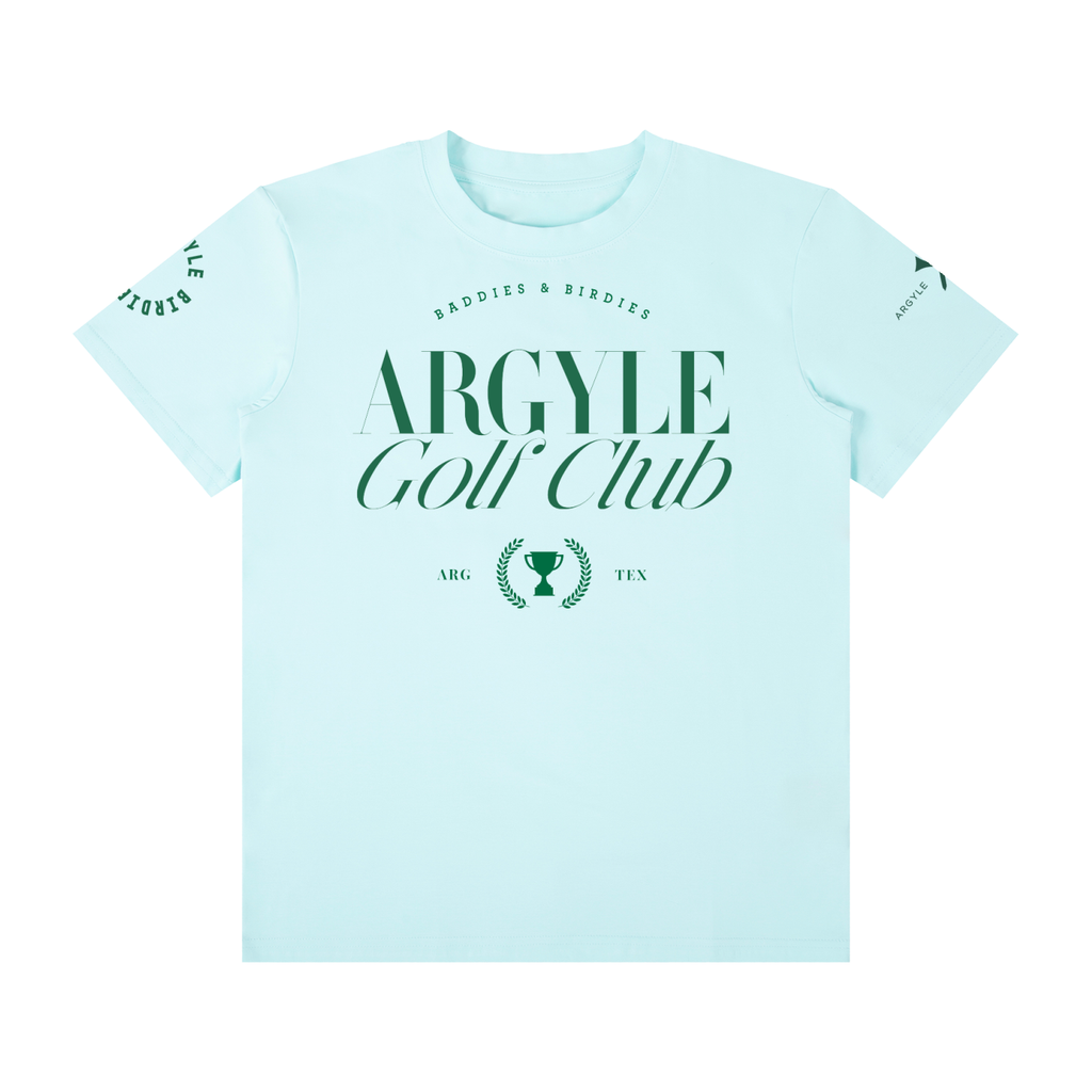 Argyle Birdie Club Crew Neck Cotton Tee