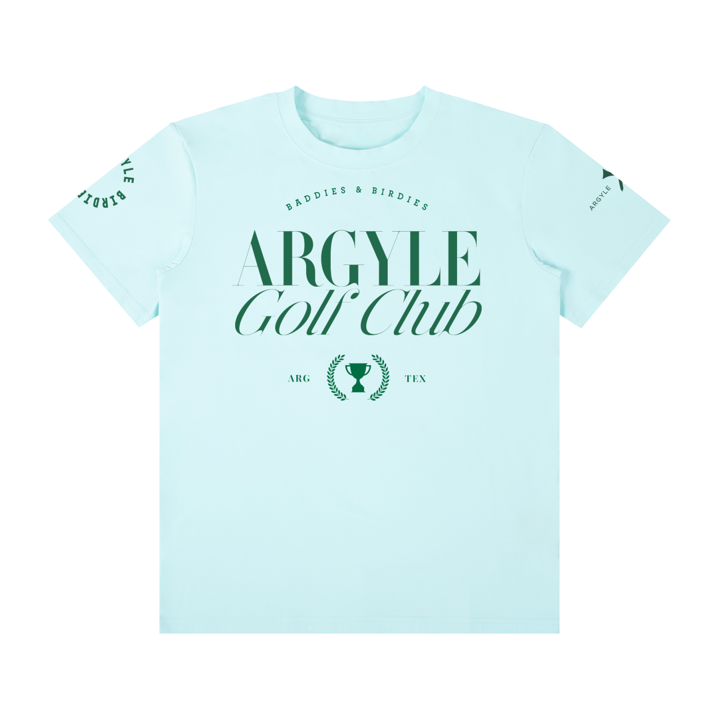 Argyle Birdie Club Crew Neck Cotton Tee