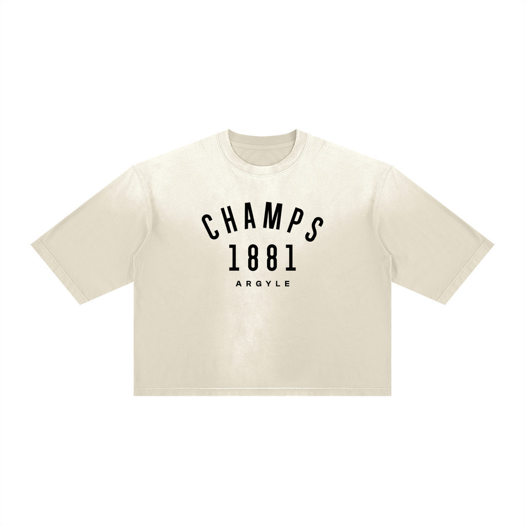 Argyle Champs Vintage Wash Sunfade Boxy Tee