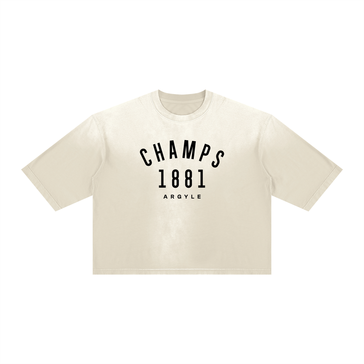 Argyle Champs Vintage Wash Sunfade Boxy Tee