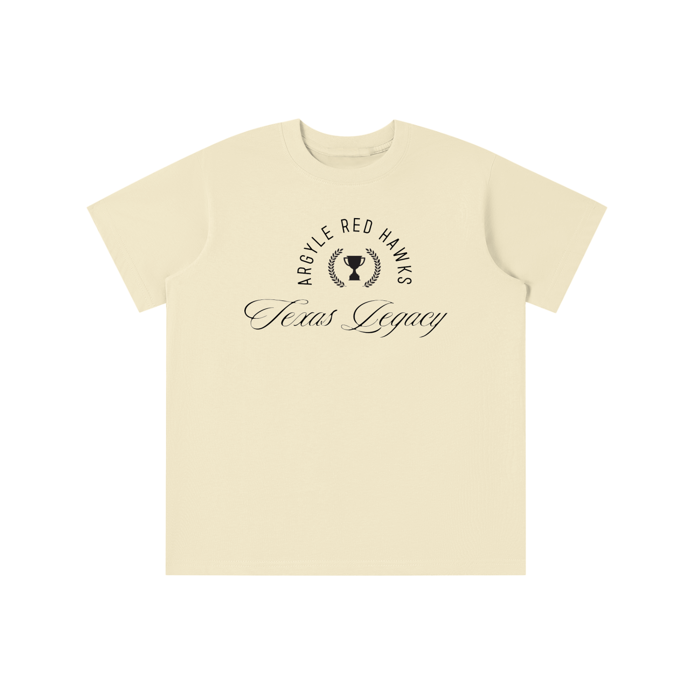 Youth Red Hawk Hoops Tee