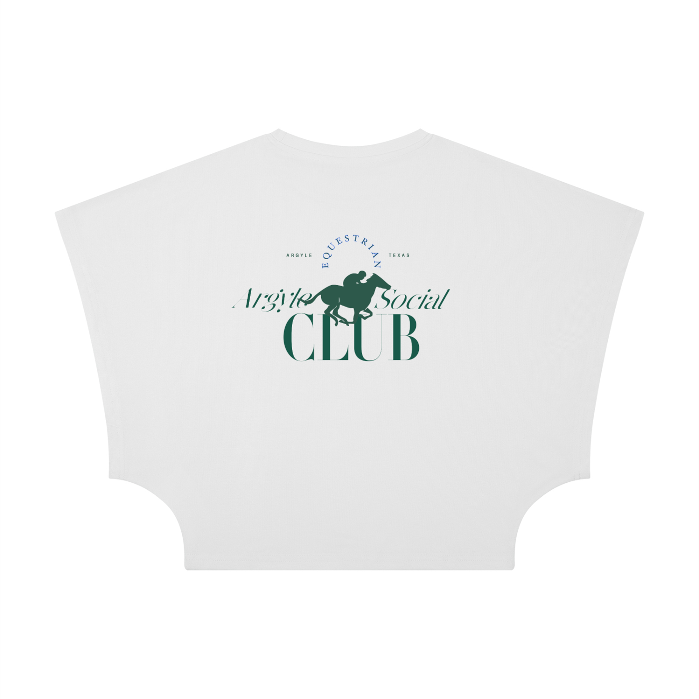 Womens Social Club Cropped Dolman T-Shirt
