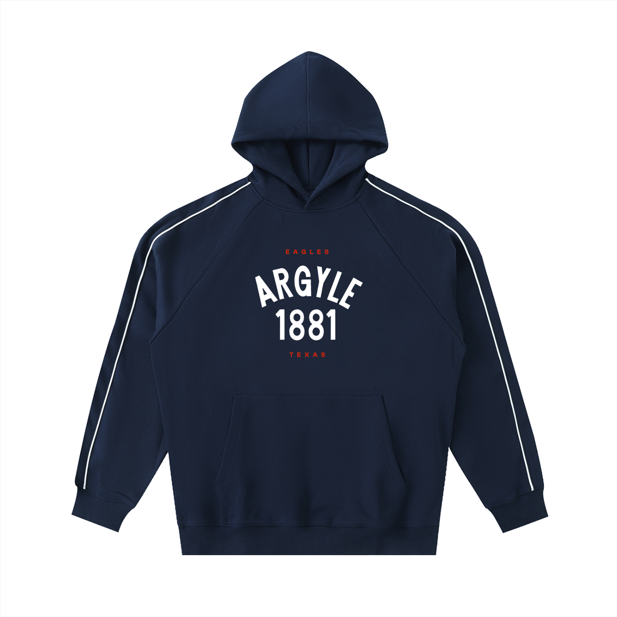 Eagles Contrast Raglan Hoodie