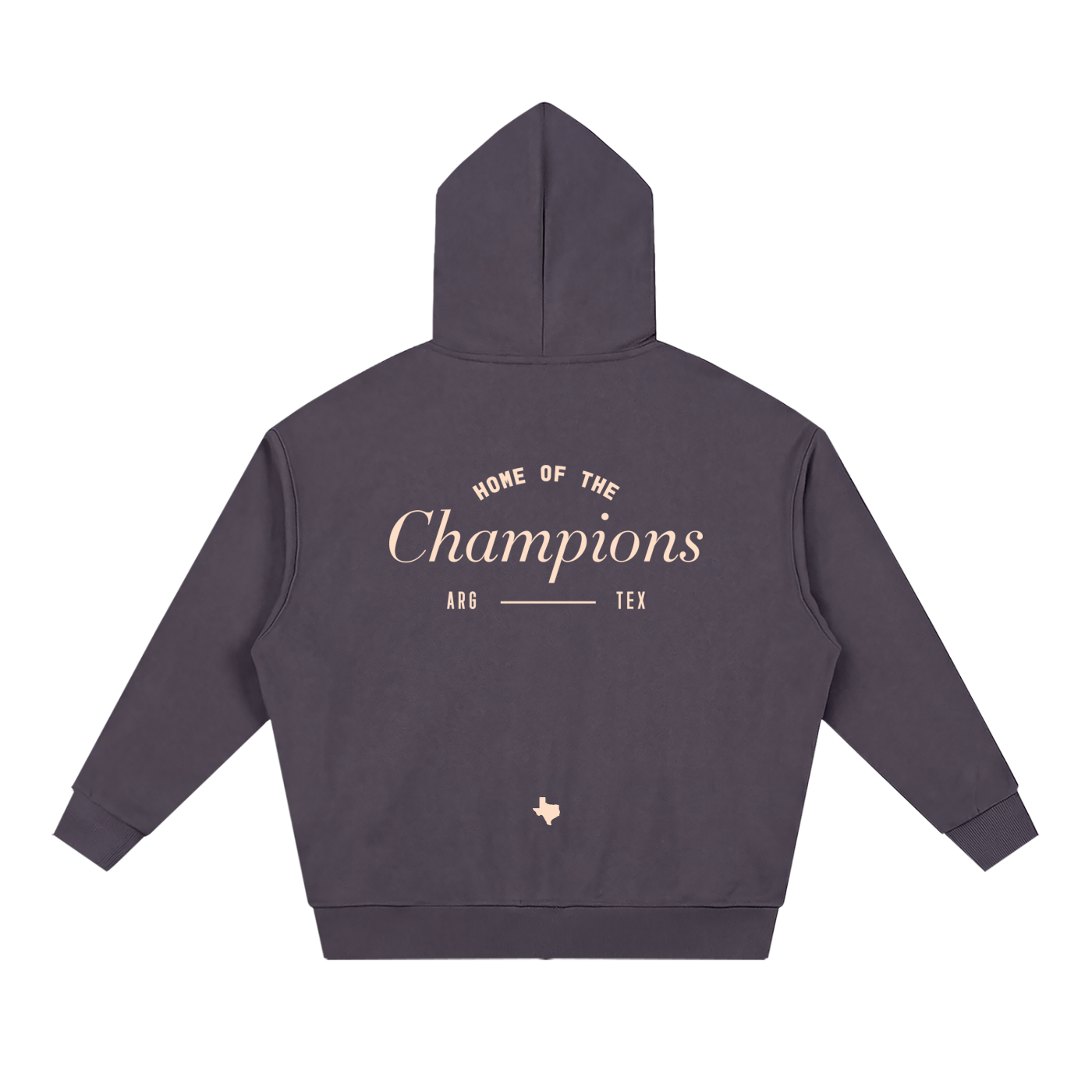 Unisex Loose Solid Full Zip Hoodie