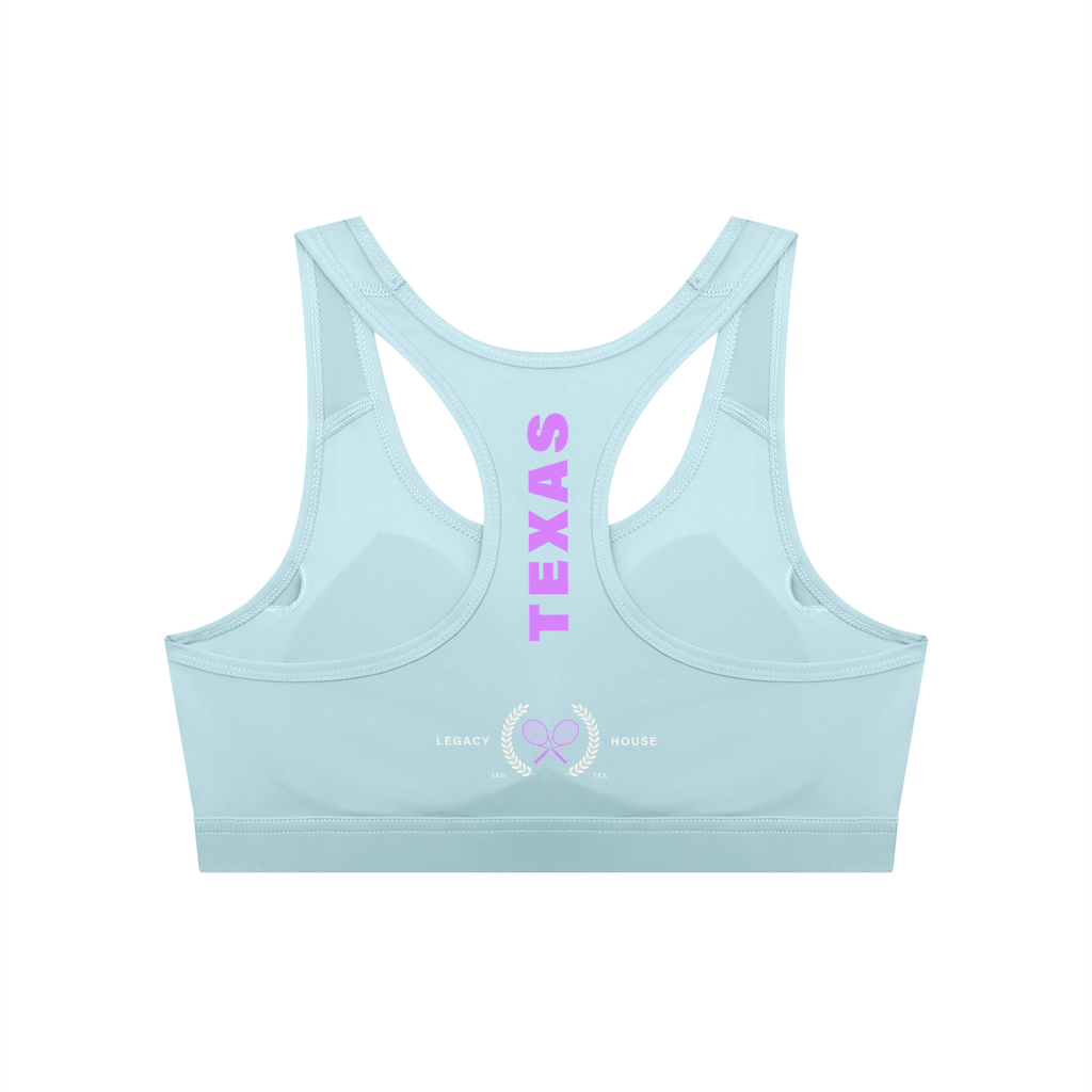 Womens Tennis Cropped Sports Bra