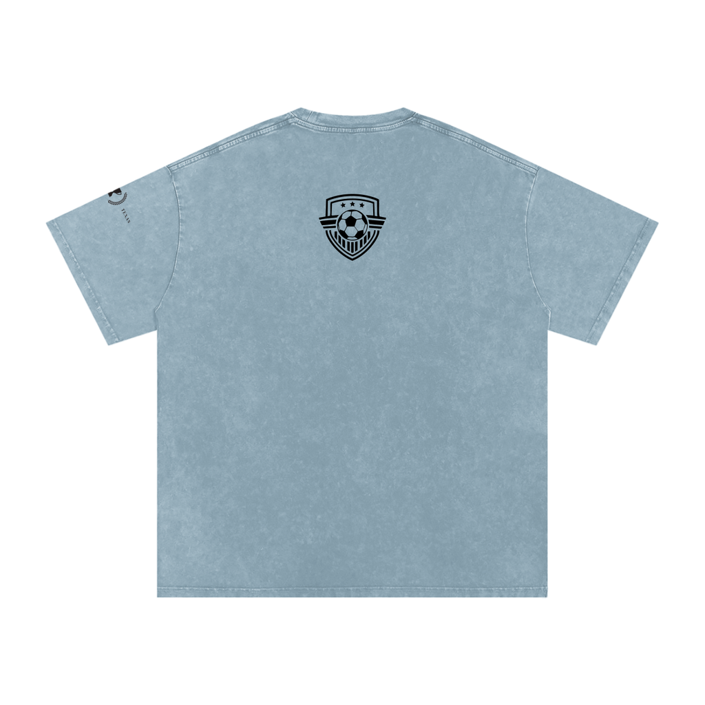 Argyle Soccer Washed Oversized Cotton Tee