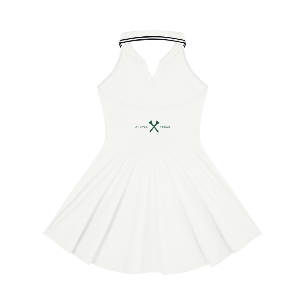 Womens Collared Halter Golf Dress