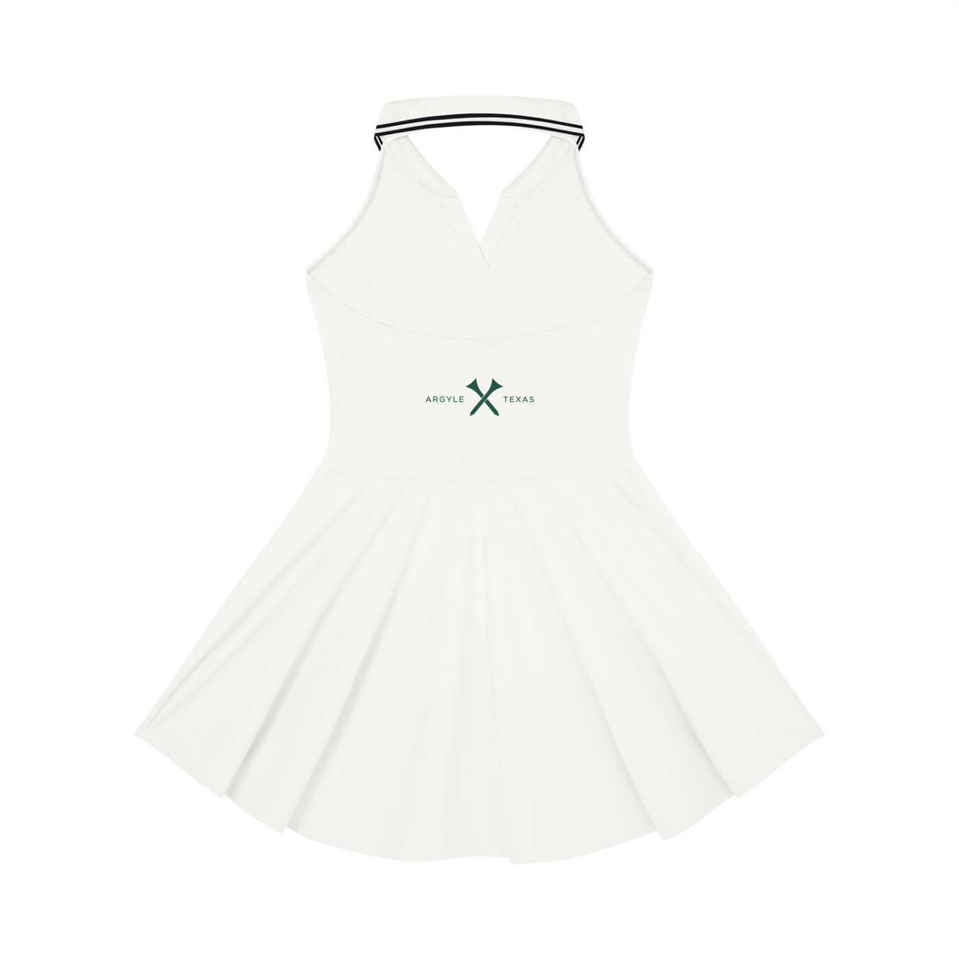 Womens Collared Halter Golf Dress