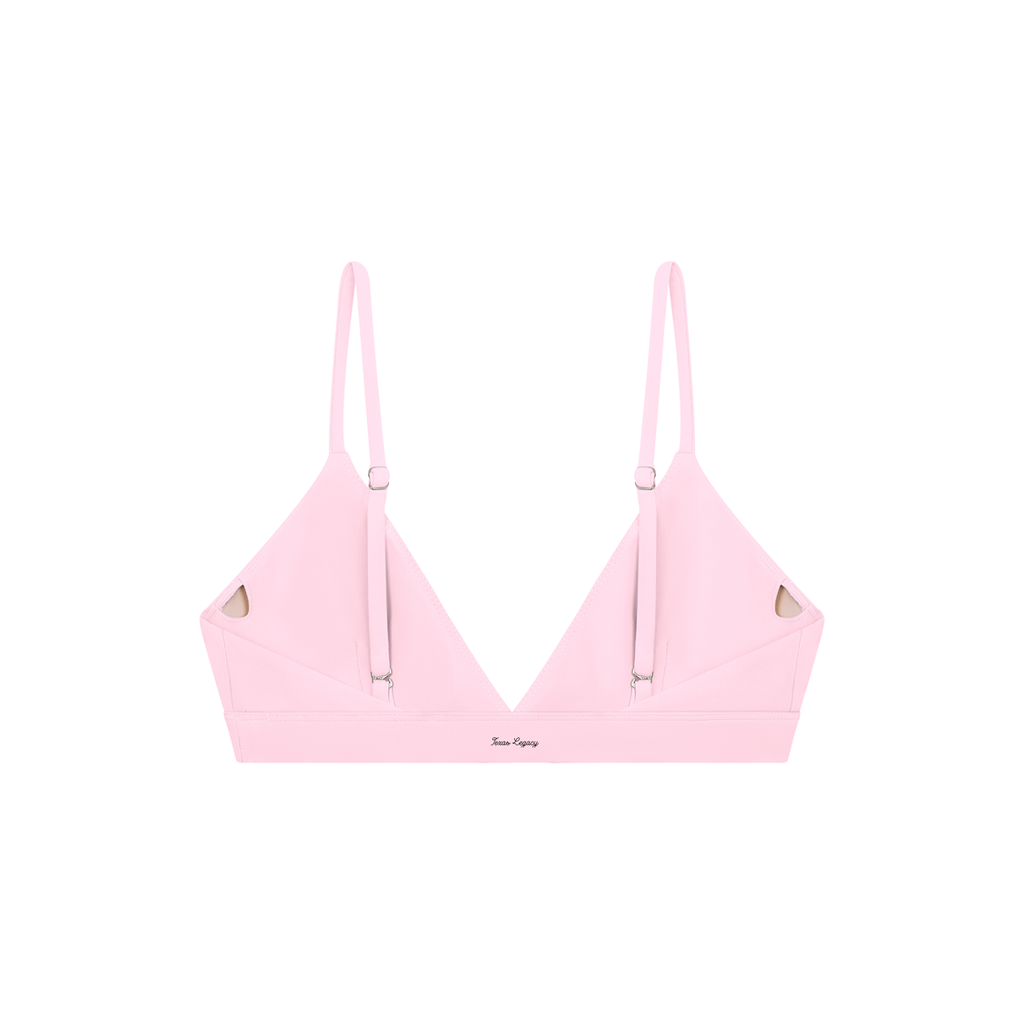 Womens TX Cheer Cropped VNeck Sports Bra