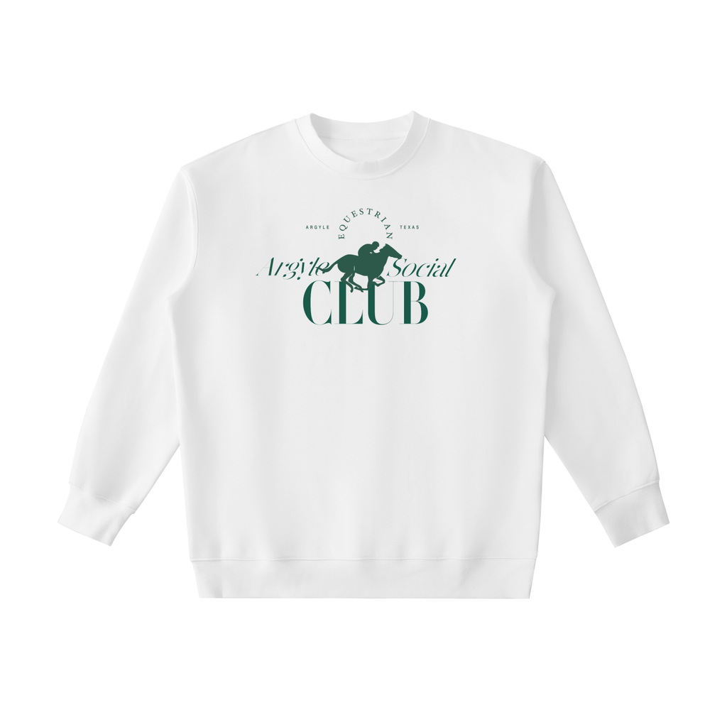 Argyle Equestrian Club Crewneck Sweatshirt