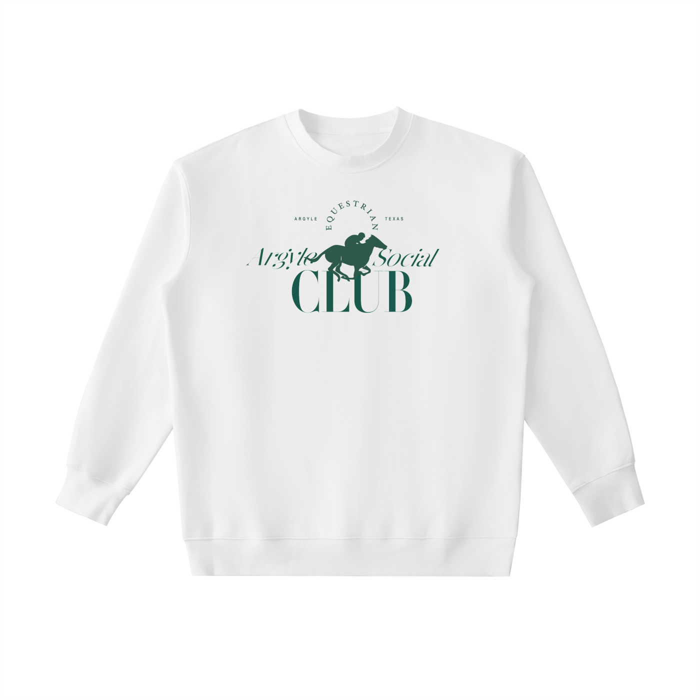 Argyle Equestrian Club Crewneck Sweatshirt